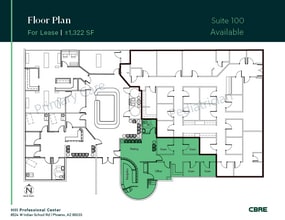 6524 W Indian School Rd, Phoenix, AZ à louer Plan d’étage– Image 1 sur 1