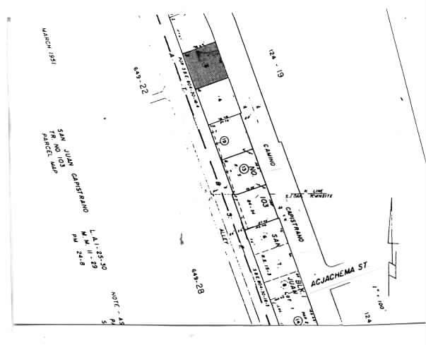 31411 Camino Capistrano, San Juan Capistrano, CA à louer - Plan cadastral – Image 2 sur 22
