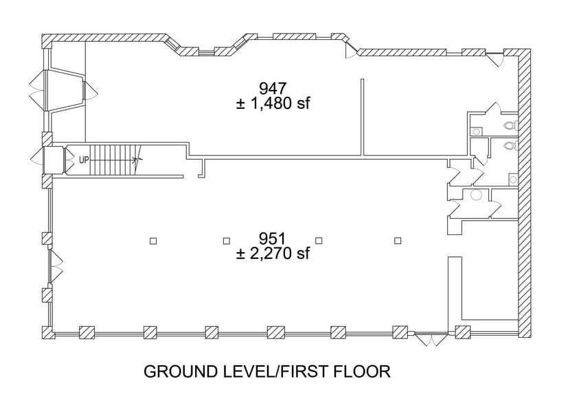 947-951 F St, Fresno, CA à louer - Plan d’étage – Image 3 sur 4