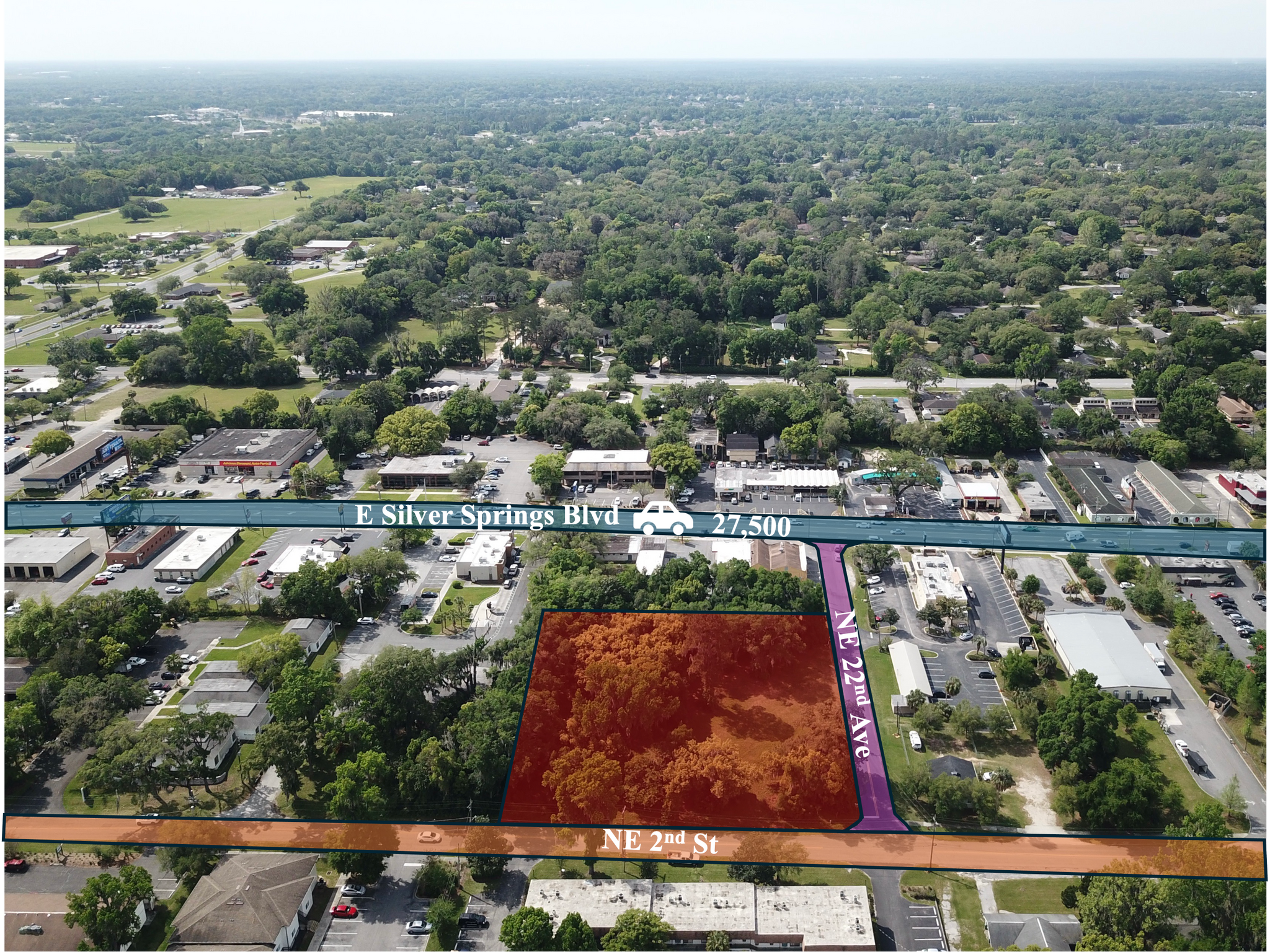 2222 2nd St, Ocala, FL à vendre Aérien– Image 1 sur 5