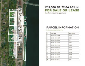 116 N River Ave, Parker, PA à louer Plan de site– Image 1 sur 1