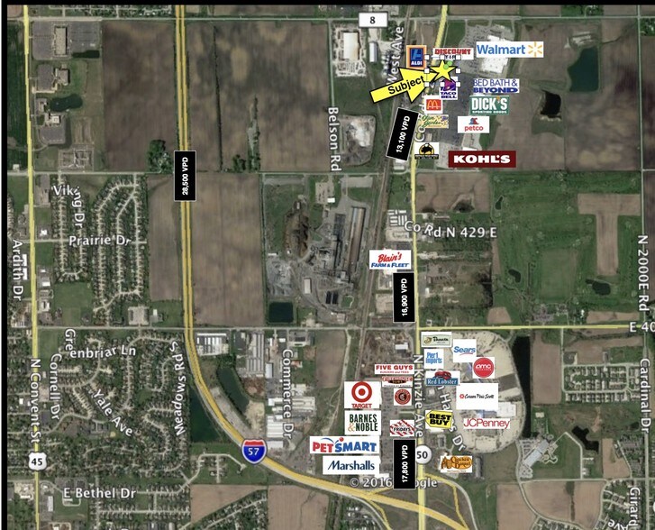 2072 N Kinzie Ave, Bradley, IL à vendre - Aérien – Image 3 sur 4