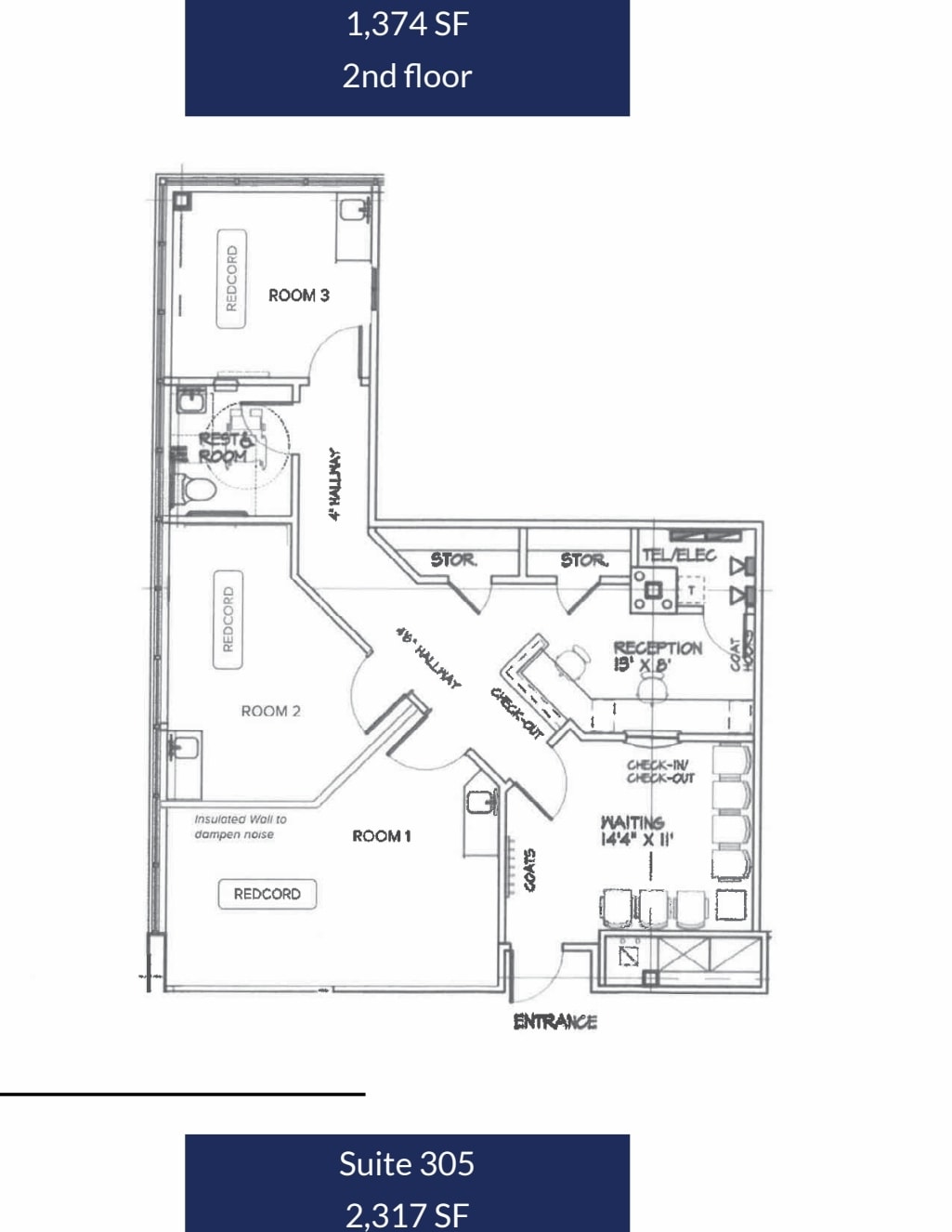 800 Bunn Dr, Princeton, NJ à louer Plan d’étage– Image 1 sur 3