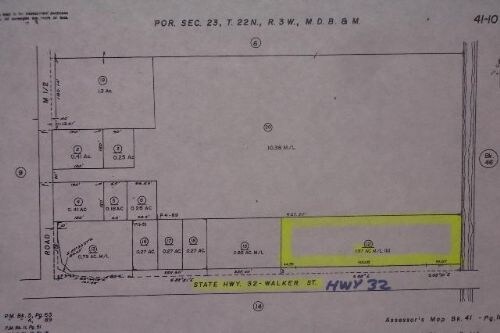 904 E Walker St, Orland, CA à louer - Plan cadastral – Image 2 sur 2