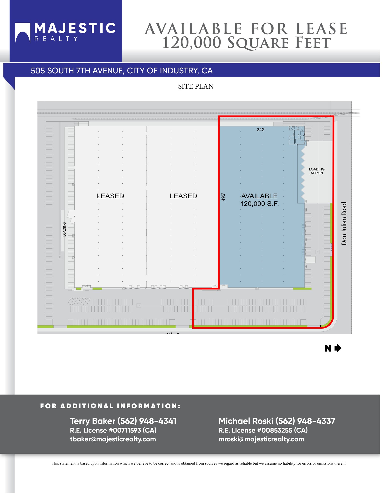 505 S 7th Ave, City Of Industry, CA à louer Plan de site– Image 1 sur 1