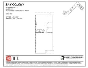 6611 Bay Cir, Peachtree Corners, GA à louer Plan de site– Image 1 sur 1