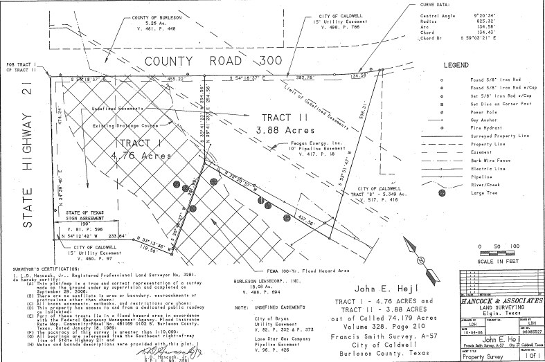 CR 300 & SH 21, Caldwell, TX à vendre - Plan cadastral – Image 2 sur 17
