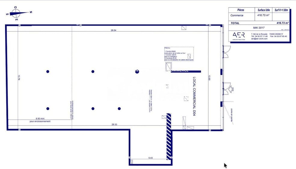 Local commercial dans Rumilly à vendre - Plan d’étage – Image 3 sur 5