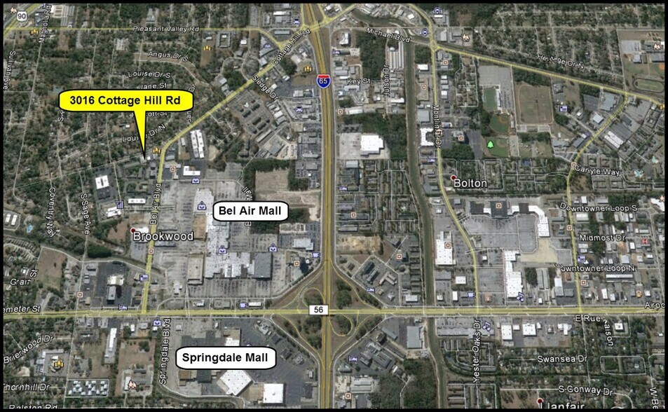 3026 Cottage Hill Rd, Mobile, AL à vendre - Aérien – Image 1 sur 1