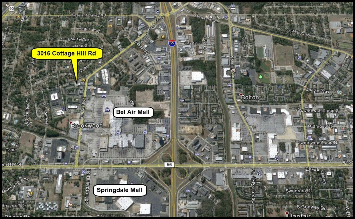 3026 Cottage Hill Rd, Mobile, AL à vendre Aérien– Image 1 sur 2
