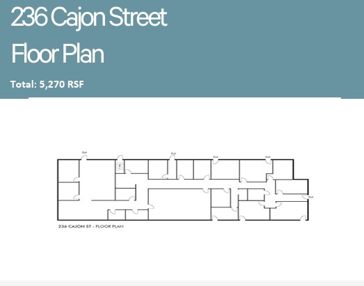 236 Cajon St, Redlands, CA à louer Plan d’étage– Image 1 sur 1