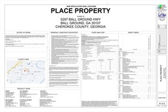 5297 Ball Ground Rd, Ball Ground, GA à louer Plan de site– Image 1 sur 1