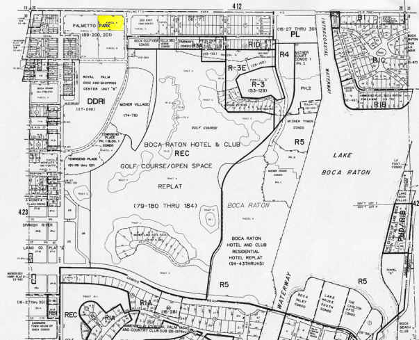 150 E Palmetto Park Rd, Boca Raton, FL à louer - Plan cadastral – Image 2 sur 8