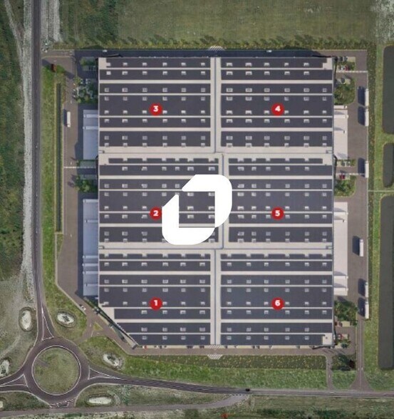 Industriel/Logistique dans Dunkerque à louer - Aérien – Image 2 sur 6