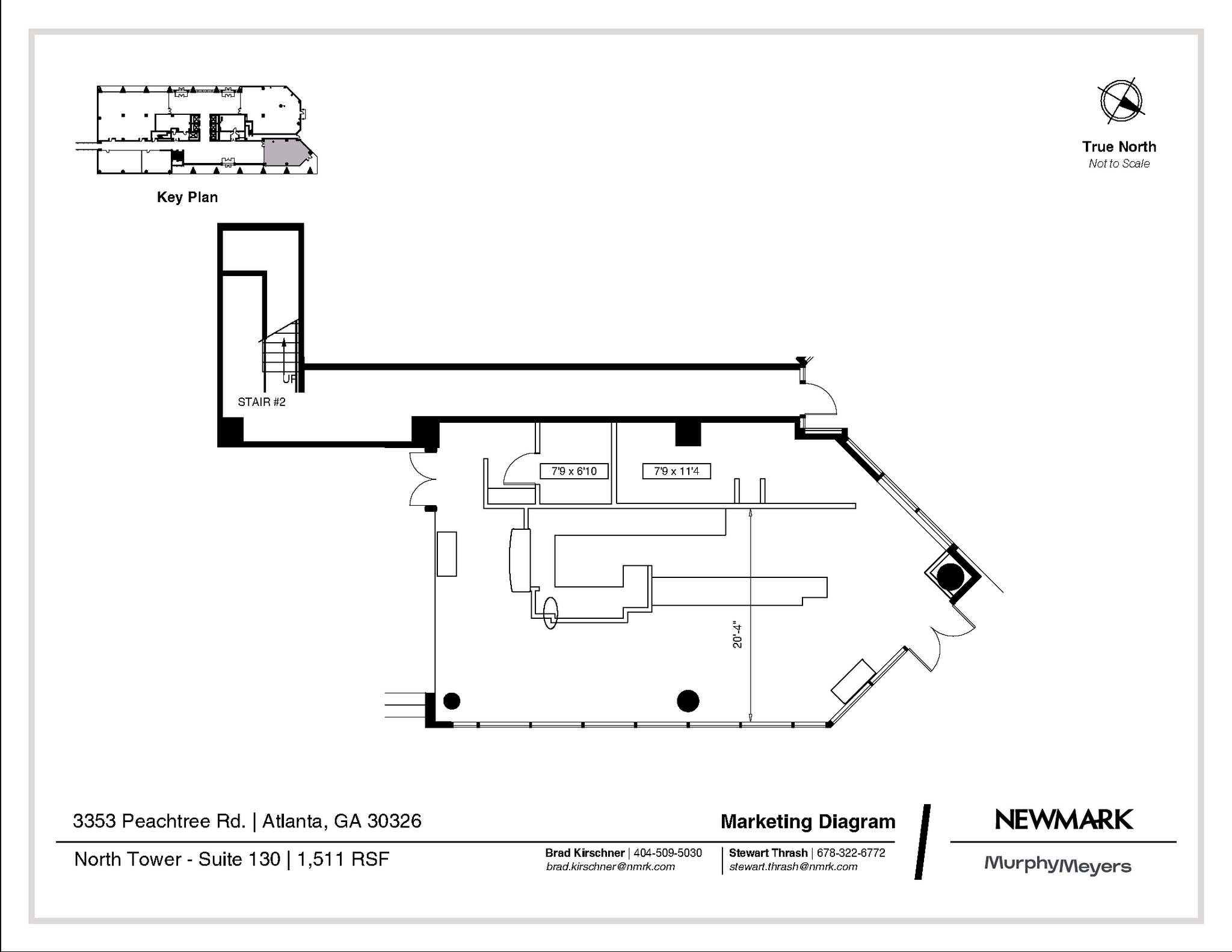 3353 Peachtree Rd NE, Atlanta, GA à louer Plan d’étage– Image 1 sur 1