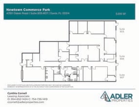 4350-4380 Oakes Rd, Davie, FL à louer Plan d’étage– Image 1 sur 10