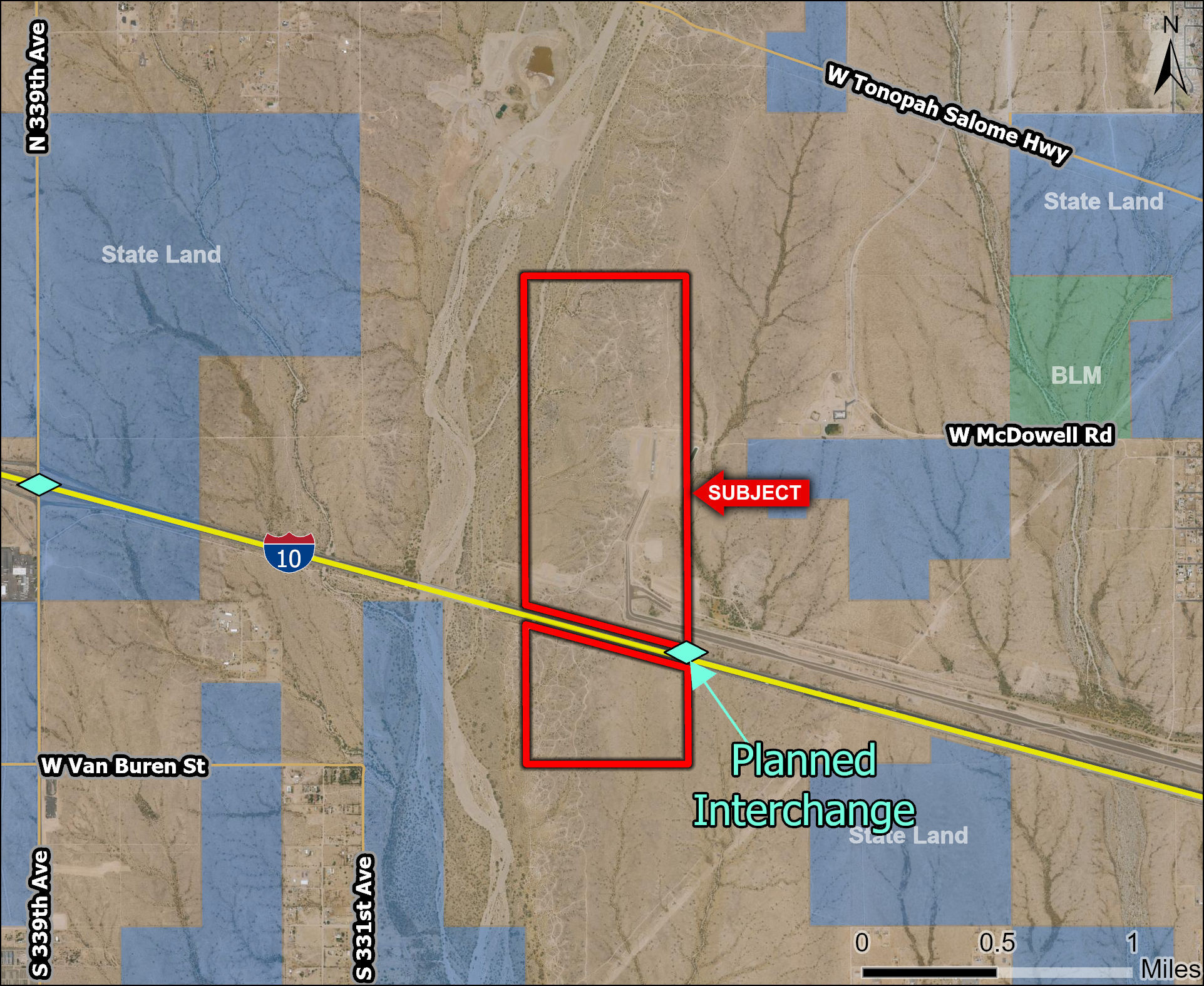 I-10 & 331st ave, Tonopah, AZ à vendre Aérien– Image 1 sur 6