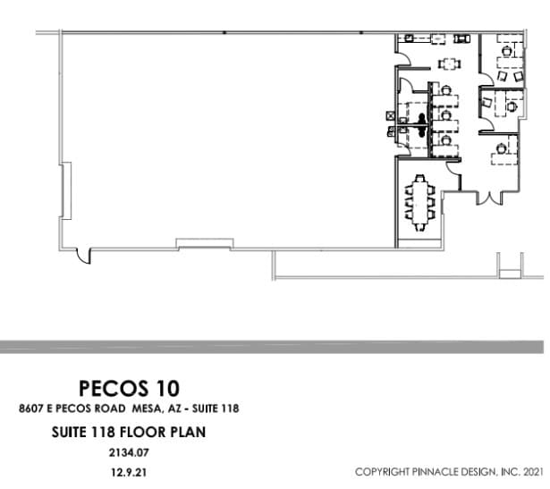 8607 E Pecos Rd, Mesa, AZ à louer Plan d’étage– Image 1 sur 1