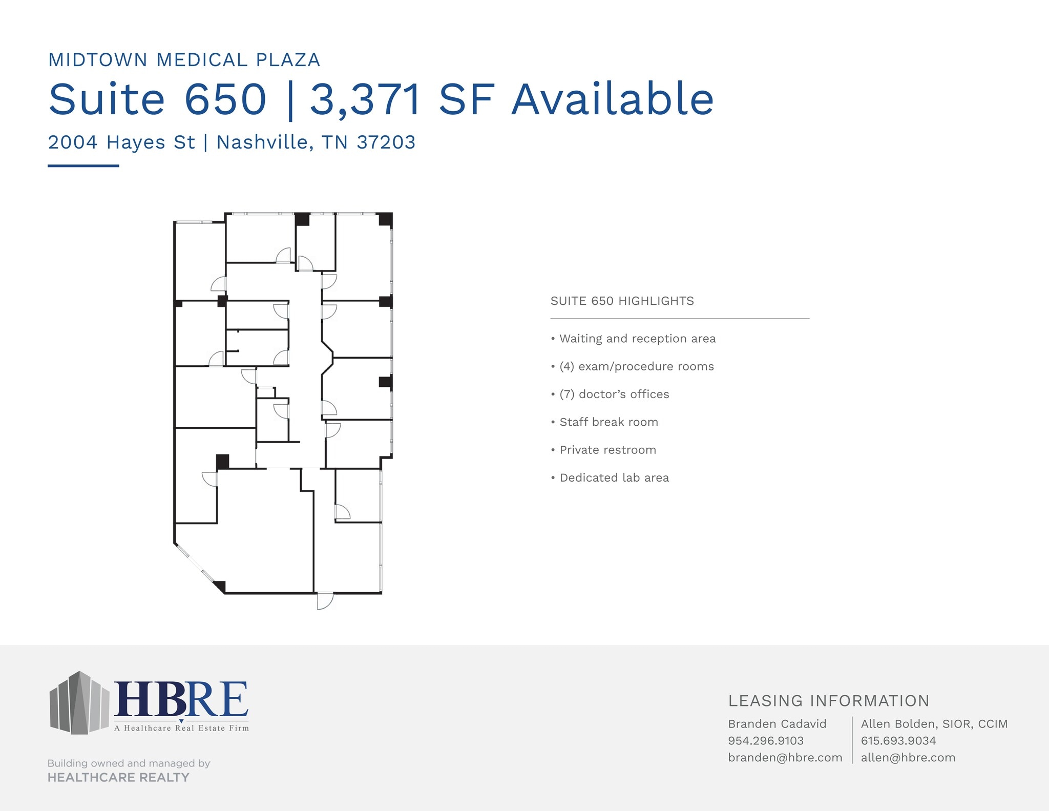 2004 Hayes St, Nashville, TN à louer Plan de site– Image 1 sur 1