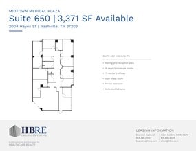 2004 Hayes St, Nashville, TN à louer Plan de site– Image 1 sur 1