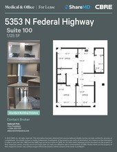 5353 N Federal Hwy, Fort Lauderdale, FL à louer Plan d’étage– Image 1 sur 5