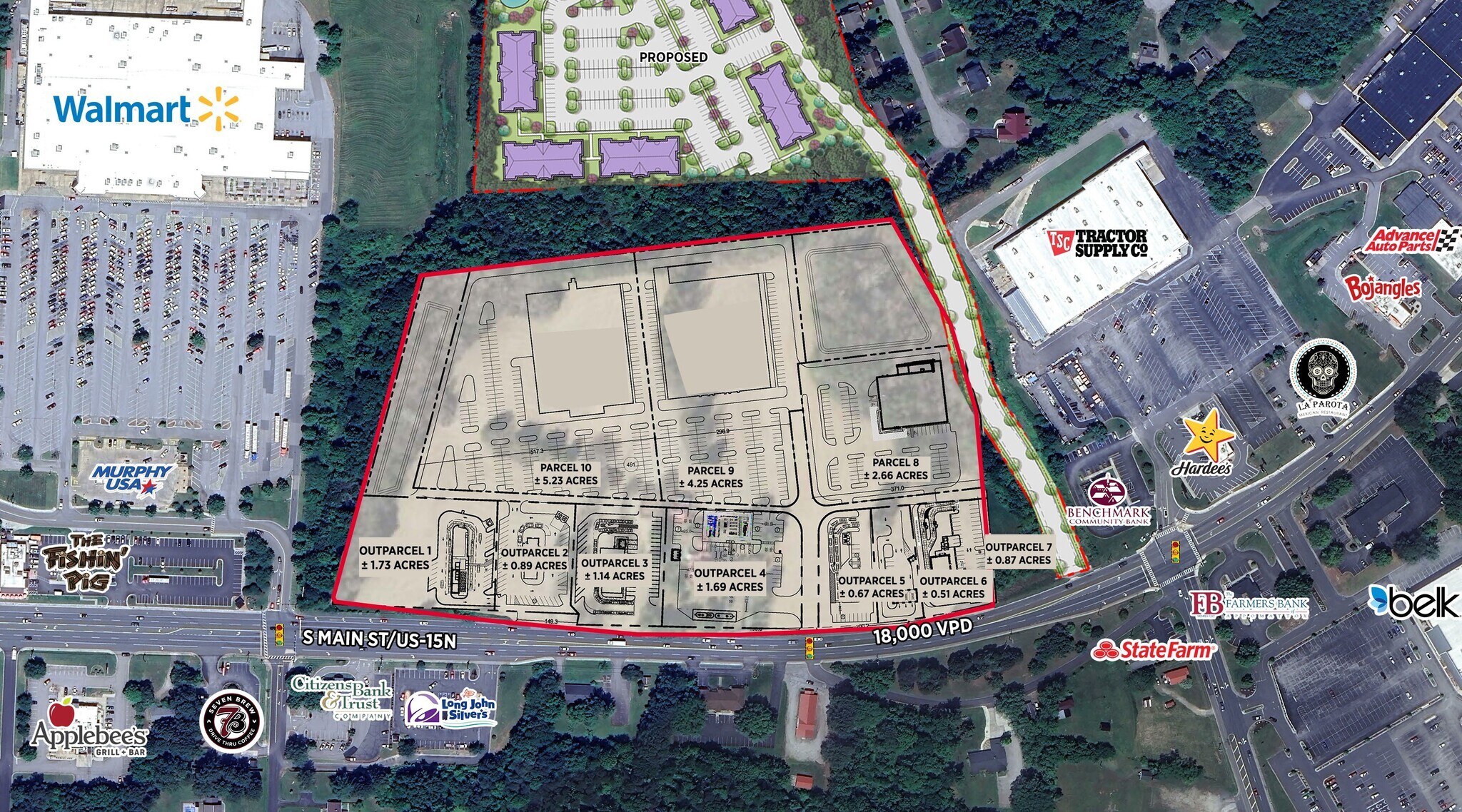 1703 S Main St, Farmville, VA à vendre Plan de site– Image 1 sur 3