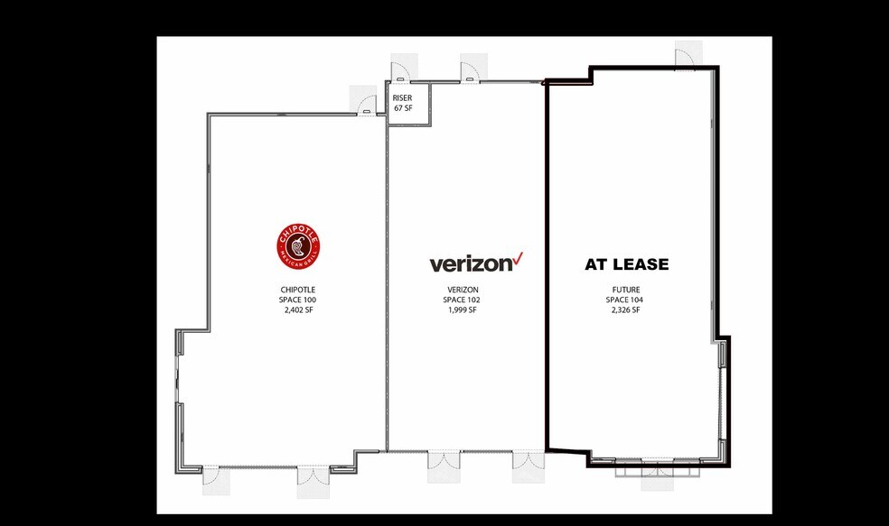 Stonebridge Dr & Eldorado Pky, McKinney, TX à louer - Plan d’étage – Image 3 sur 3