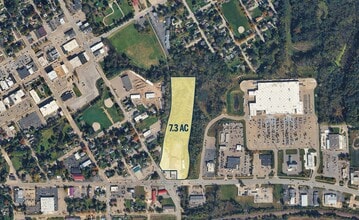 30 N Saginaw St, Lapeer, MI - Vue aérienne vue de carte
