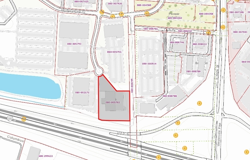 837 Green Crest Dr, Westerville, OH à louer - Plan cadastral – Image 3 sur 3