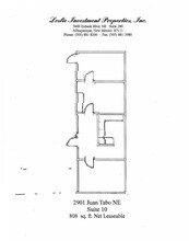 2901 Juan Tabo Blvd NE, Albuquerque, NM à louer Plan de site– Image 1 sur 1