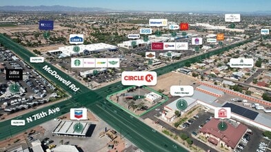 7424 W McDowell Rd, Phoenix, AZ - Vue aérienne  vue de carte - Image1