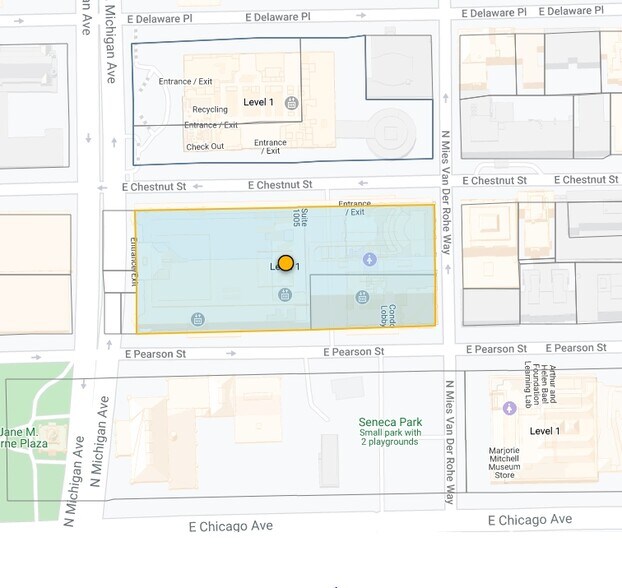 845 N Michigan Ave, Chicago, IL à louer - Plan cadastral – Image 2 sur 5