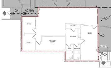 1400 Dublin Rd, Columbus, OH à louer Plan d’étage– Image 1 sur 5