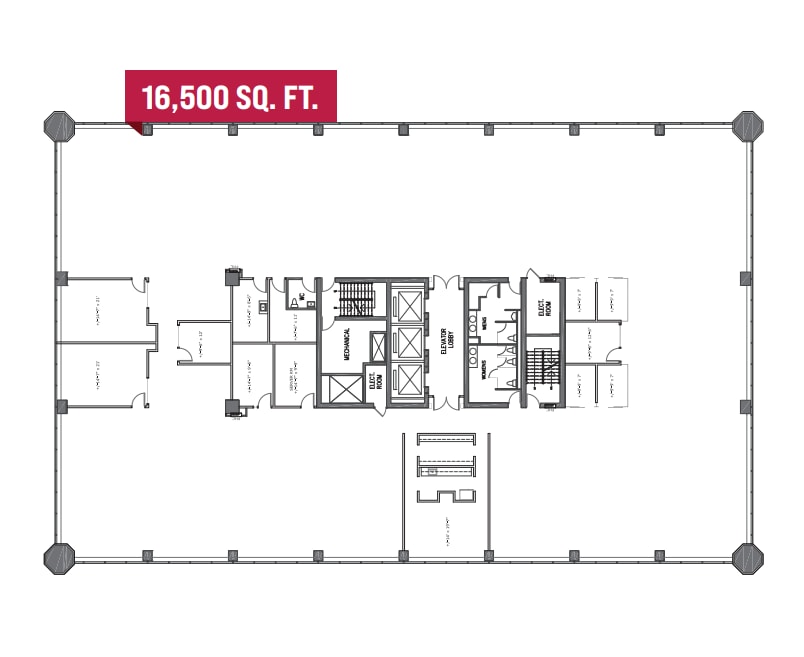 4881 Yonge St, Toronto, ON à louer Plan d’étage– Image 1 sur 1