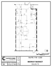 3939 Frankford Rd, Dallas, TX à louer Plan de site– Image 1 sur 4