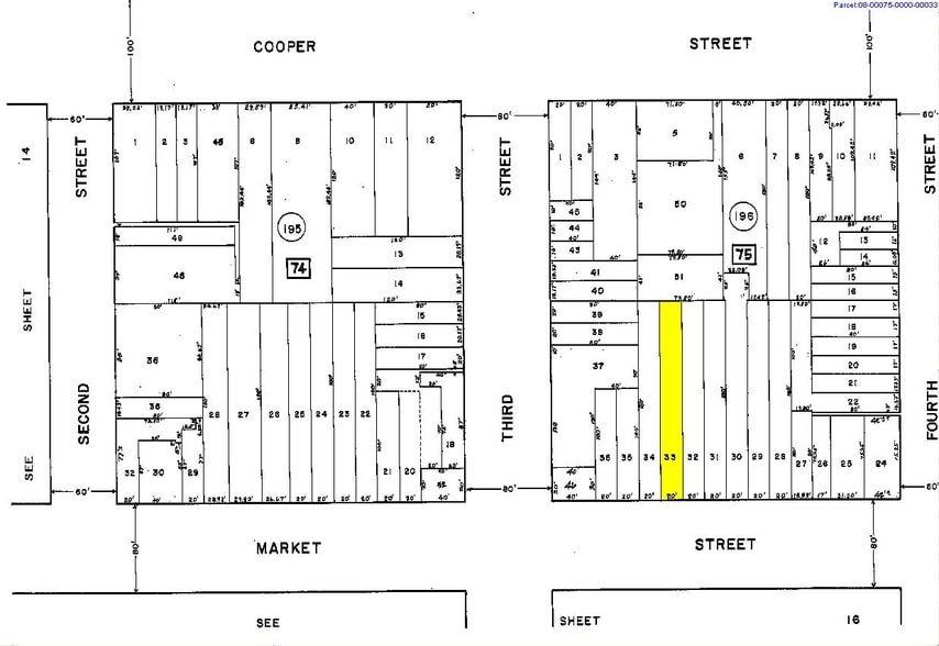311 Market St, Camden, NJ à vendre - Plan cadastral – Image 3 sur 4