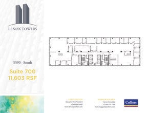 3400 Peachtree Rd NE, Atlanta, GA à louer Plan d’étage– Image 1 sur 1