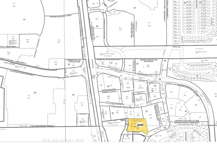 19673 Solar Cir, Parker, CO à louer - Plan cadastral – Image 2 sur 2