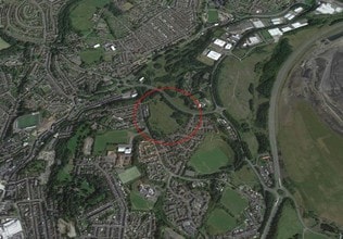 Bradley Gdns, Merthyr Tydfil, MGN - VUE AÉRIENNE  vue de carte