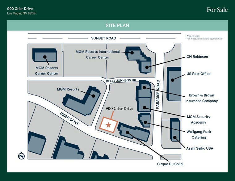 900 Grier Dr, Las Vegas, NV à vendre - Plan de site – Image 2 sur 15