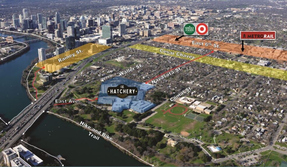 31 Navasota St, Austin, TX à louer - Aérien – Image 2 sur 16