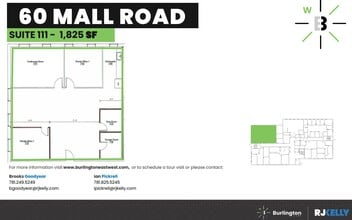 50 Burlington Mall Rd, Burlington, MA à louer Plan d’étage– Image 1 sur 1