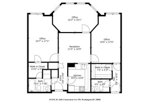 4601 Connecticut Ave NW, Washington, DC à louer Plan d’étage– Image 1 sur 9