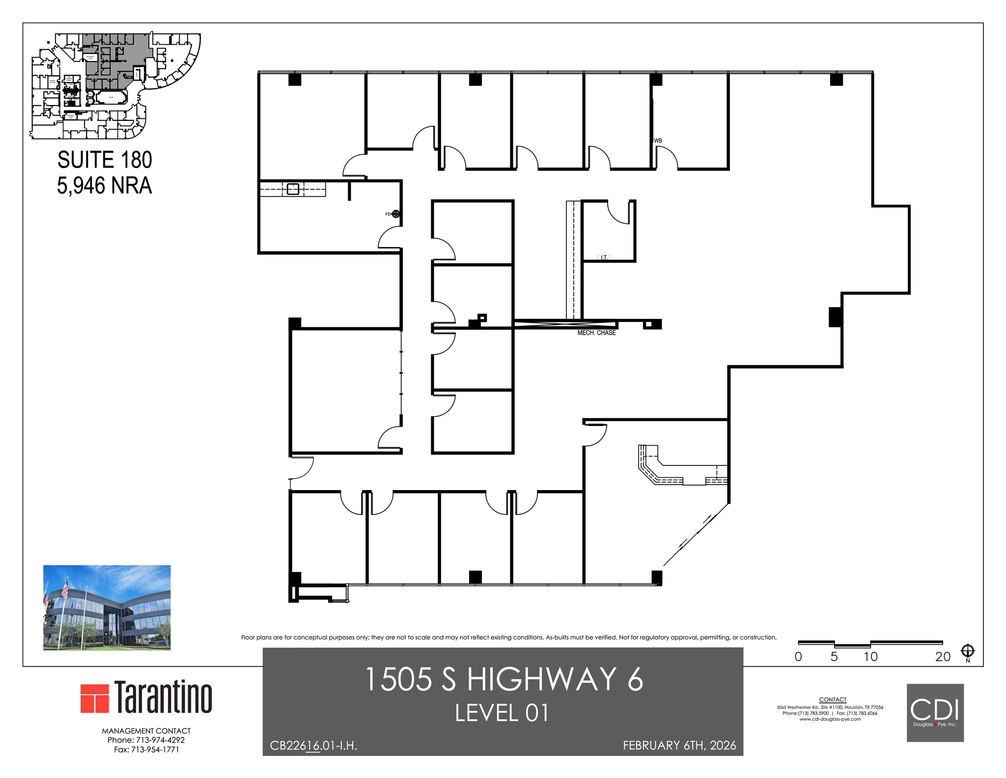 1505 S Hwy 6, Houston, TX à louer Plan de site– Image 1 sur 1