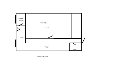 6104 S 1st St, Austin, TX à louer Plan d’étage– Image 1 sur 1