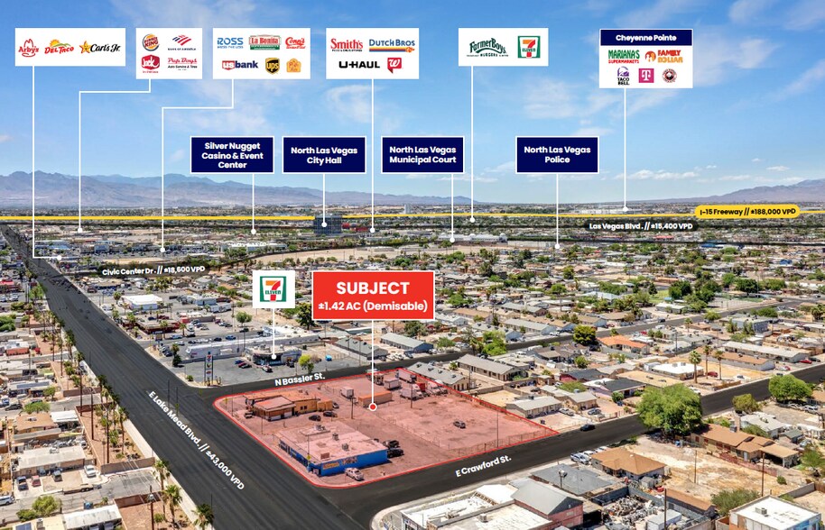2722 E Lake Mead Blvd, North Las Vegas, NV à louer - Photo de l’immeuble – Image 3 sur 12
