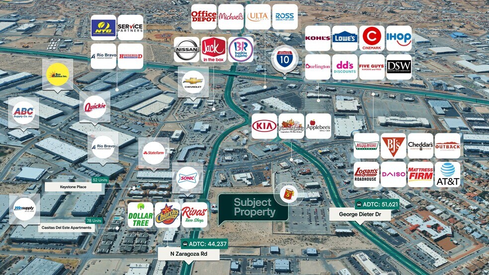 1341 N Zaragoza Rd, El Paso, TX à vendre - Photo de l’immeuble – Image 3 sur 3