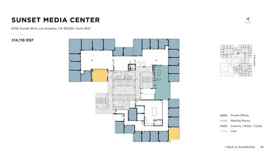 6255 W Sunset Blvd, Los Angeles, CA à louer Plan de site– Image 1 sur 1