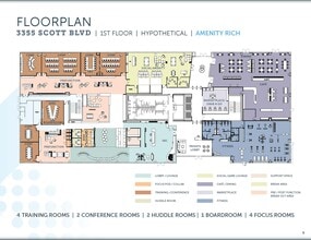 3325 Scott Blvd, Santa Clara, CA à louer Plan d’étage– Image 2 sur 3