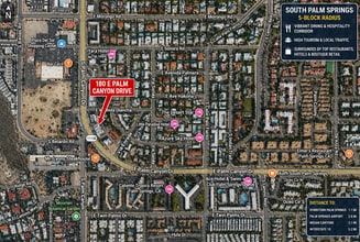 180 E Palm Canyon Dr, Palm Springs, CA à louer Carte– Image 1 sur 6